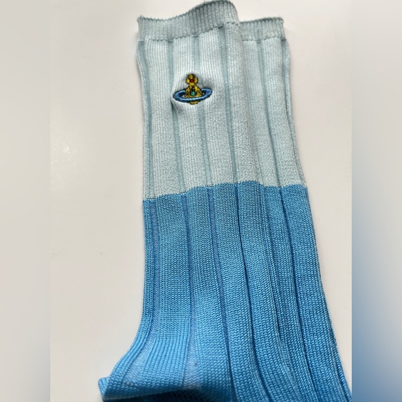 Vivienne Westwood Blue Gradient Socks - Picture 4 of 5
